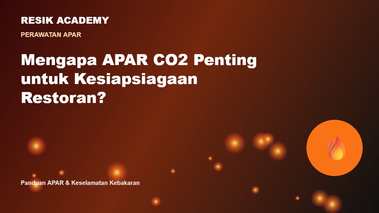 Mengapa APAR CO2 Penting untuk Kesiapsiagaan Restoran?