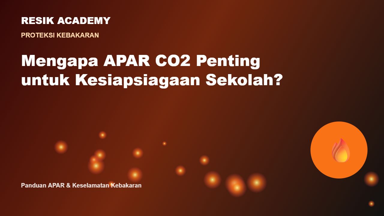 Mengapa APAR CO2 Penting untuk Kesiapsiagaan Sekolah?